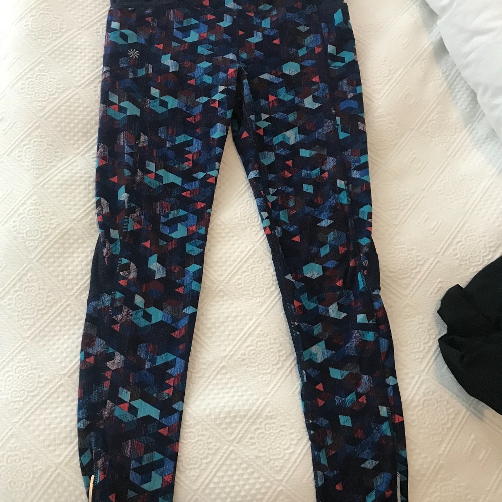 Multi color Athleta long yoga pants in Medium